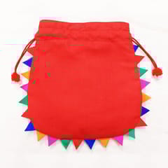 Juhi Malhotra-Red Mirror Potli