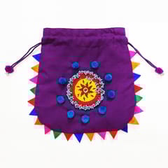 Juhi Malhotra-Lavender Mirror Potli