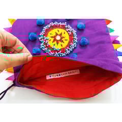 Juhi Malhotra-Lavender Mirror Potli