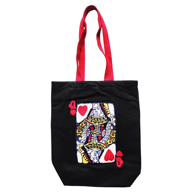 Juhi Malhotra-Queen Of Hearts Tote Bag