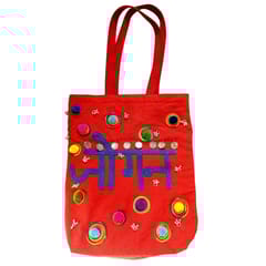 Juhi Malhotra-Jogan In Red Tote Bag