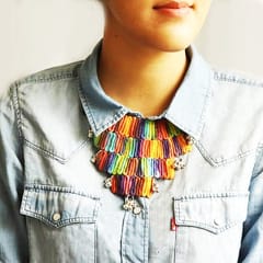 Juhi Malhotra-Statement Multicolor Choker