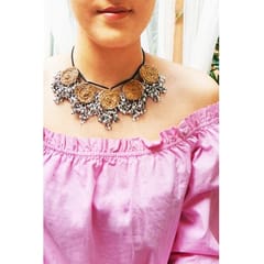 Juhi Malhotra-Jute Ghungroo Necklace