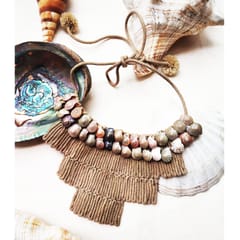 Juhi Malhotra-Fawn Seashell Choker