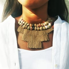 Juhi Malhotra-Fawn Seashell Choker