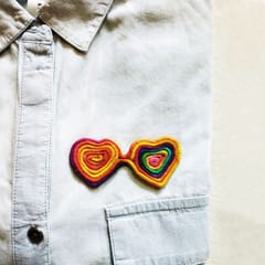 Juhi Malhotra-The Heart Sunglasses Brooch