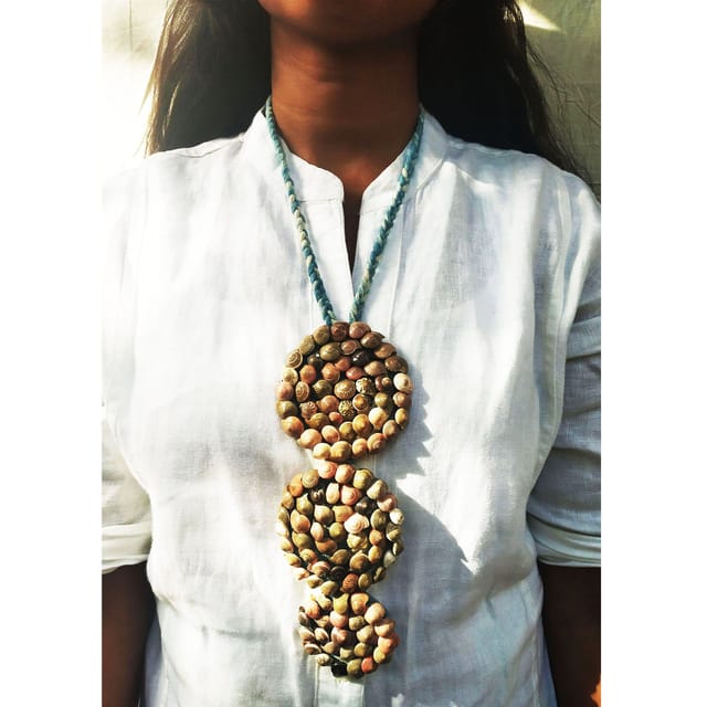 Juhi Malhotra-Layered Seashell Necklace