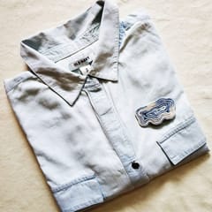 Juhi Malhotra-Tie And Dye Cloud Brooch