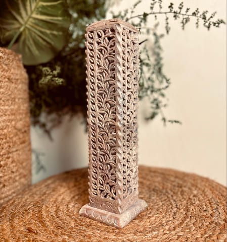 Project Virasat - Soapstone Royal Incense Stick Stand