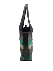 Jaggery Bags-Heryana Surplus Tote in Green Ex-Cargo & Rescued Car Seat Belts