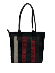 Jaggery Bags - Museum of Fade Marlini Tote Bag in Ex-Cargo Belts & Rescued Car Seat Belts