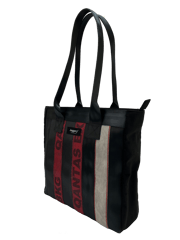Jaggery Bags - Museum of Fade Marlini Tote Bag in Ex-Cargo Belts & Rescued Car Seat Belts