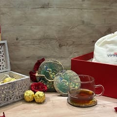 Project Virasat-Coaster Painted ( Peacock )