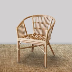 MaNaIYa-Seaside Split Cane Chair - Natural