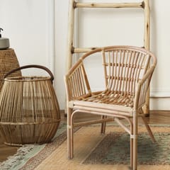MaNaIYa-Seaside Split Cane Chair - Natural