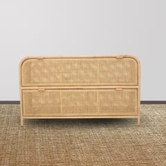 MaNaIYa-Vintage Charm Rattan Sideboard Chest of Drawers