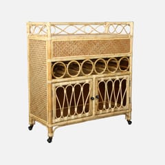 MaNaIYa - Rosalind Woven Bar Table