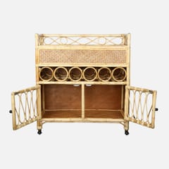MaNaIYa - Rosalind Woven Bar Table