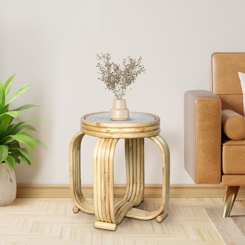 MaNaIYa - Tranquil Tides Rattan Side Table