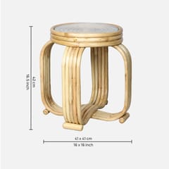 MaNaIYa - Tranquil Tides Rattan Side Table