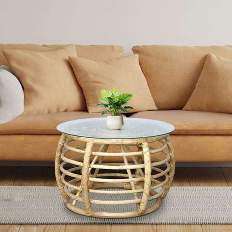 MaNaIYa - Driftwood Delight Rattan Table