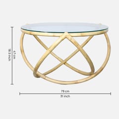 MaNaIYa - Coastal Rattan Coffee Table