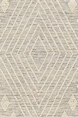 IMPERIAL KNOTS IVORY AND BLACK KILIM HAND WOVEN DHURRIE 4X6 FEET