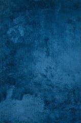 IMPERIAL KNOTS NAVY BLUE SHAGGY HAND MADE CARPET 5X8 FEET