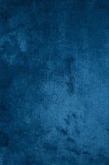 IMPERIAL KNOTS NAVY BLUE SHAGGY HAND MADE CARPET 5X8 FEET