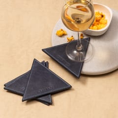 Carerack - Pure Leather Drip Coasters - Set of 4