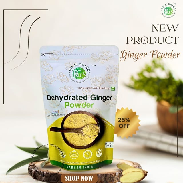 Dehydrated Ginger Powder ( Pack of 2)