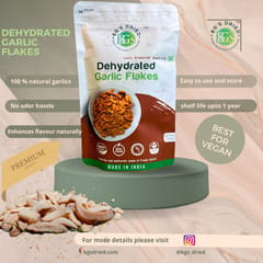 Dehydrated Garlic flakes ( Pack of 2)