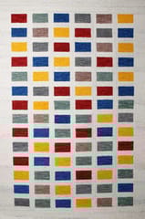 IMPERIAL KNOTS IVORY MULTICOLOR GABBEH HAND TUFTED CARPET 5.4X7.6 FEET