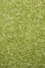 IMPERIAL KNOTS GREEN SHAGGY HAND MADE CARPET 2X3 FEET