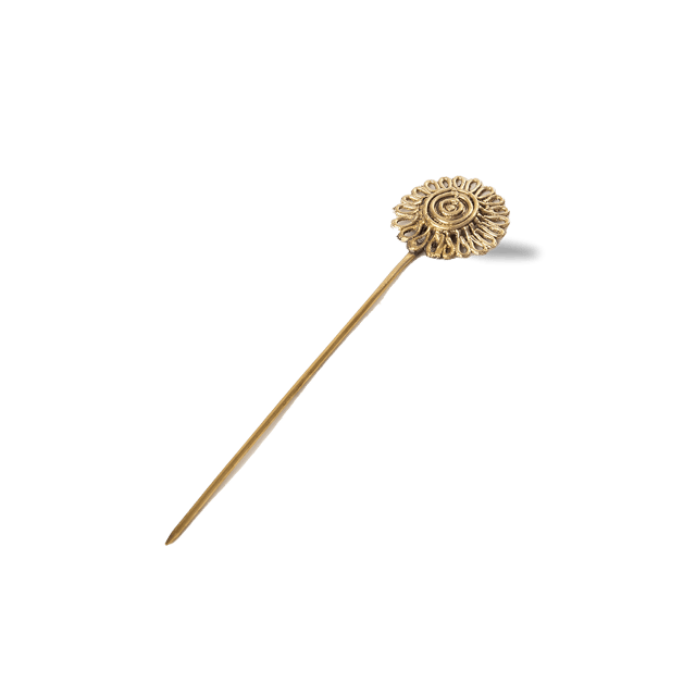 Aravali - Dokra Hairpin - Design 3