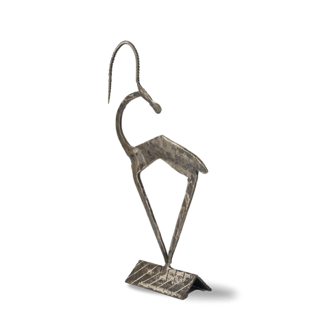 Aravali - Handbeaten Iron Deer Figurine