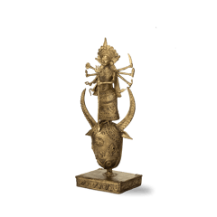 Aravali - Dokra Mahishasura Mardini Durga Idol