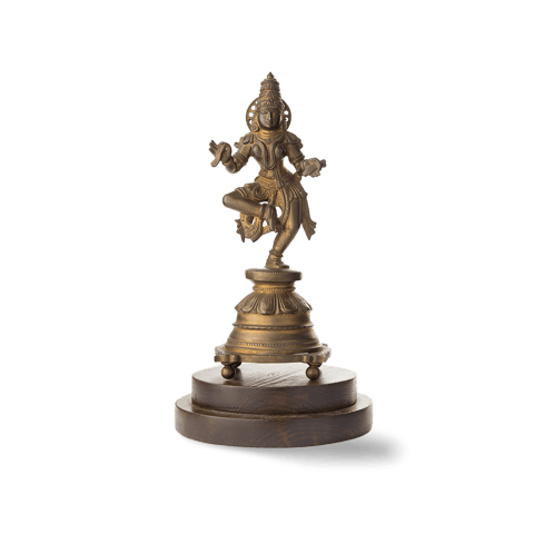 Aravali - Hand Carved Bronze Saraswati-2 Idol