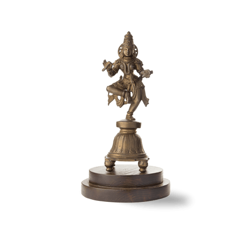 Aravali - Hand Carved Bronze Saraswati-1 Idol
