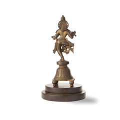Aravali - Hand Carved Bronze Saraswati-1 Idol