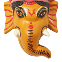 Aaravali - Mukha Art Wooden Ganesha Wall Decor