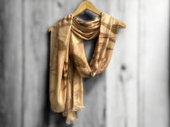 Kokikar - Pashmina Scarf| 100% Pashmina | Sustainable Clothing | All Season Scarf for Women and Girls | Skin Safe Clothing | Plant Dyed Premium Quality | No chemical Eco-printed| Hand Made Craft | Made in India