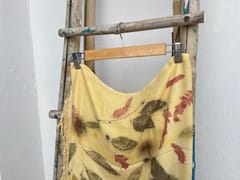 Kokikar - Herbal Cotton Silk Scarf| 100% Pure Silk | Sustainable Clothing | All Season Scarf for Women and Girls | Skin Safe Clothing | Plant Dyed Premium Quality | No chemical Eco-printed| Hand Made Craft | Made in India