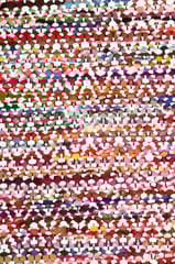 IMPERIAL KNOTS MULTICOLOR CHINDI HAND WOVEN DHURRIE 4X6 FEET