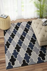 IMPERIAL KNOTS MULTICOLOR MOROCCAN HAND WOVEN DHURRIE 4X6 FEET