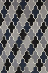 IMPERIAL KNOTS MULTICOLOR MOROCCAN HAND WOVEN DHURRIE 4X6 FEET