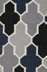 IMPERIAL KNOTS MULTICOLOR MOROCCAN HAND WOVEN DHURRIE 4X6 FEET