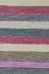 IMPERIAL KNOTS MULTICOLOR STRIPES HAND WOVEN DHURRIE 3X5 FEET