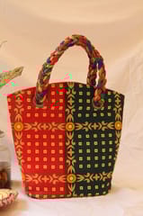 Draupadi -Crimson Ivy Fusion Braided Bag