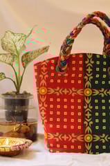 Draupadi -Crimson Ivy Fusion Braided Bag